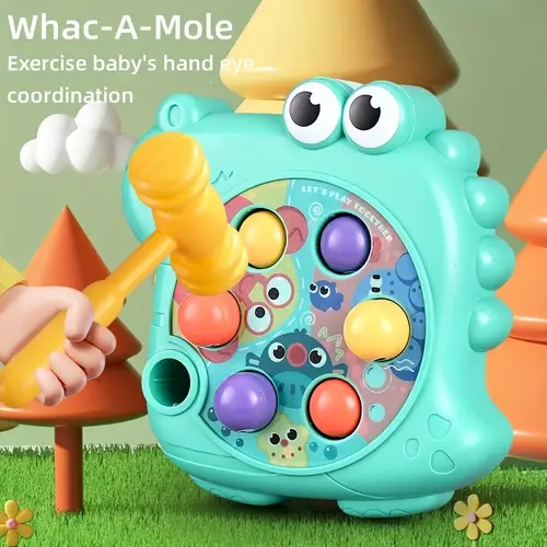 Whack Game Mole Toy, Whack Mole Game, Martellante martellante giocattolo, Baby Whack-a-mole Game Toy, Coccodrillo Tricky Educational Childrens Toy, Regalo per bambini di 0-1-3 anni