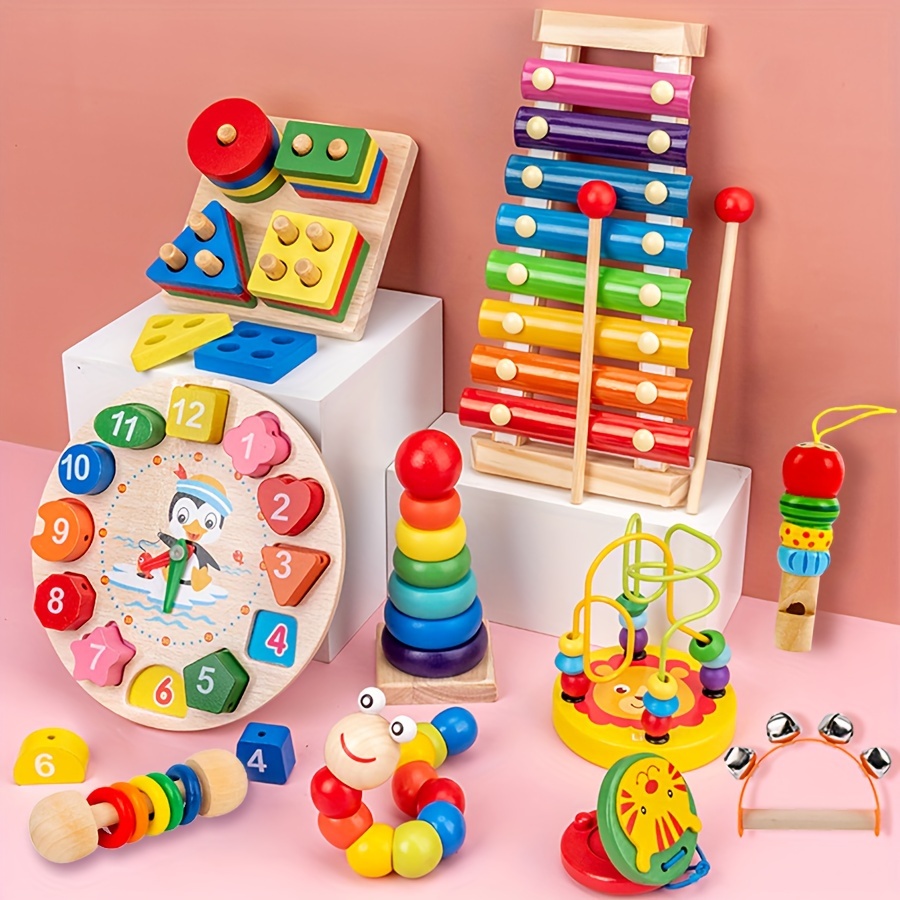 Compre Montessori Juguetes Educativos De Madera Juguetes De