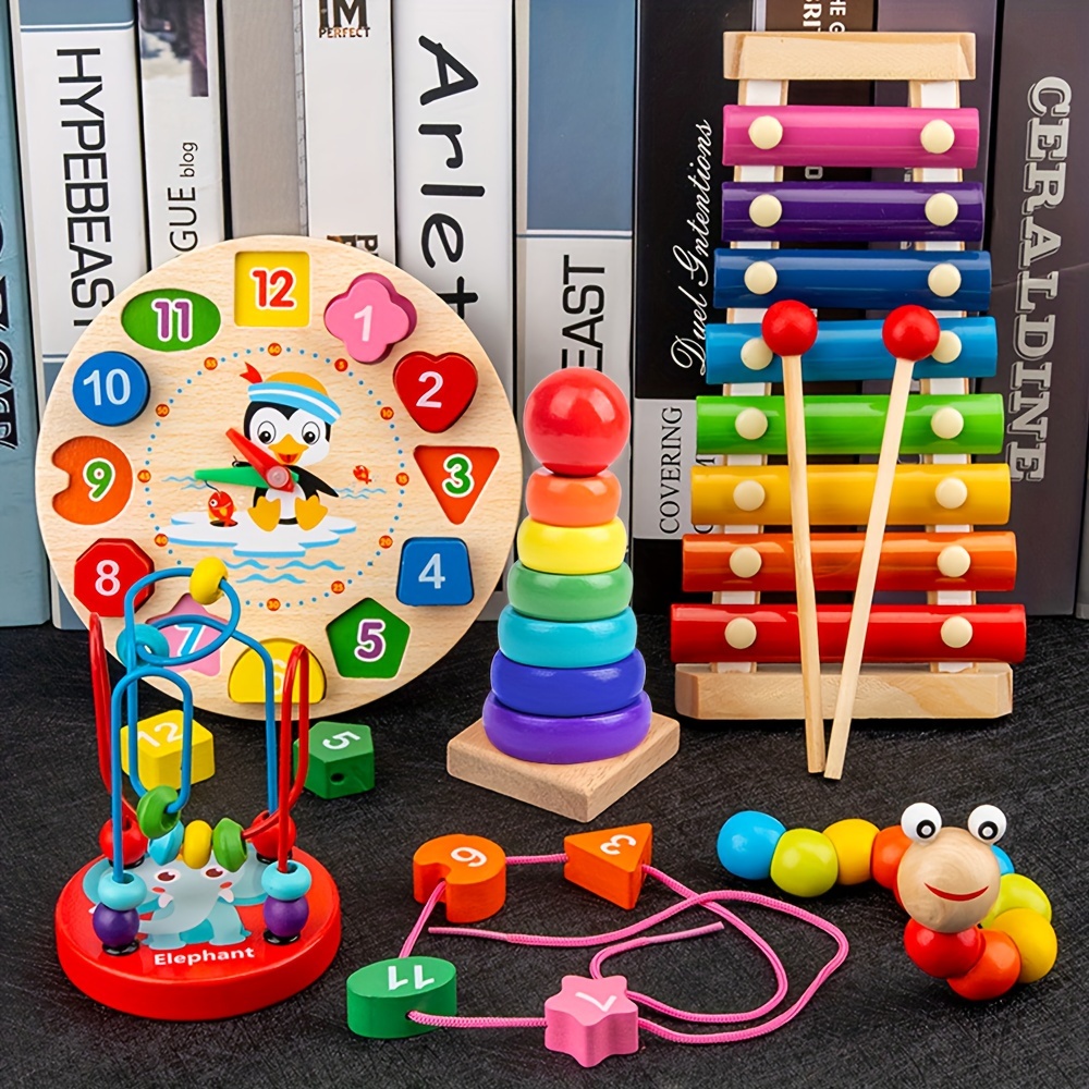 Jouets d'apprentissage Montessori pour bébés garçons de 1 à 3 ans, jeux  éducatifs de Piano