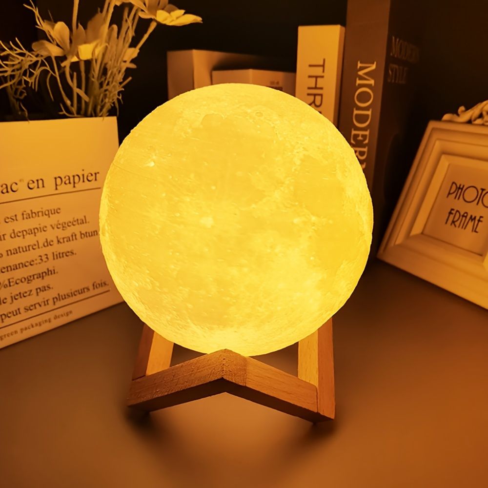 Levitating Moon Lamp Magnetic Floating Night Light Unique - Temu