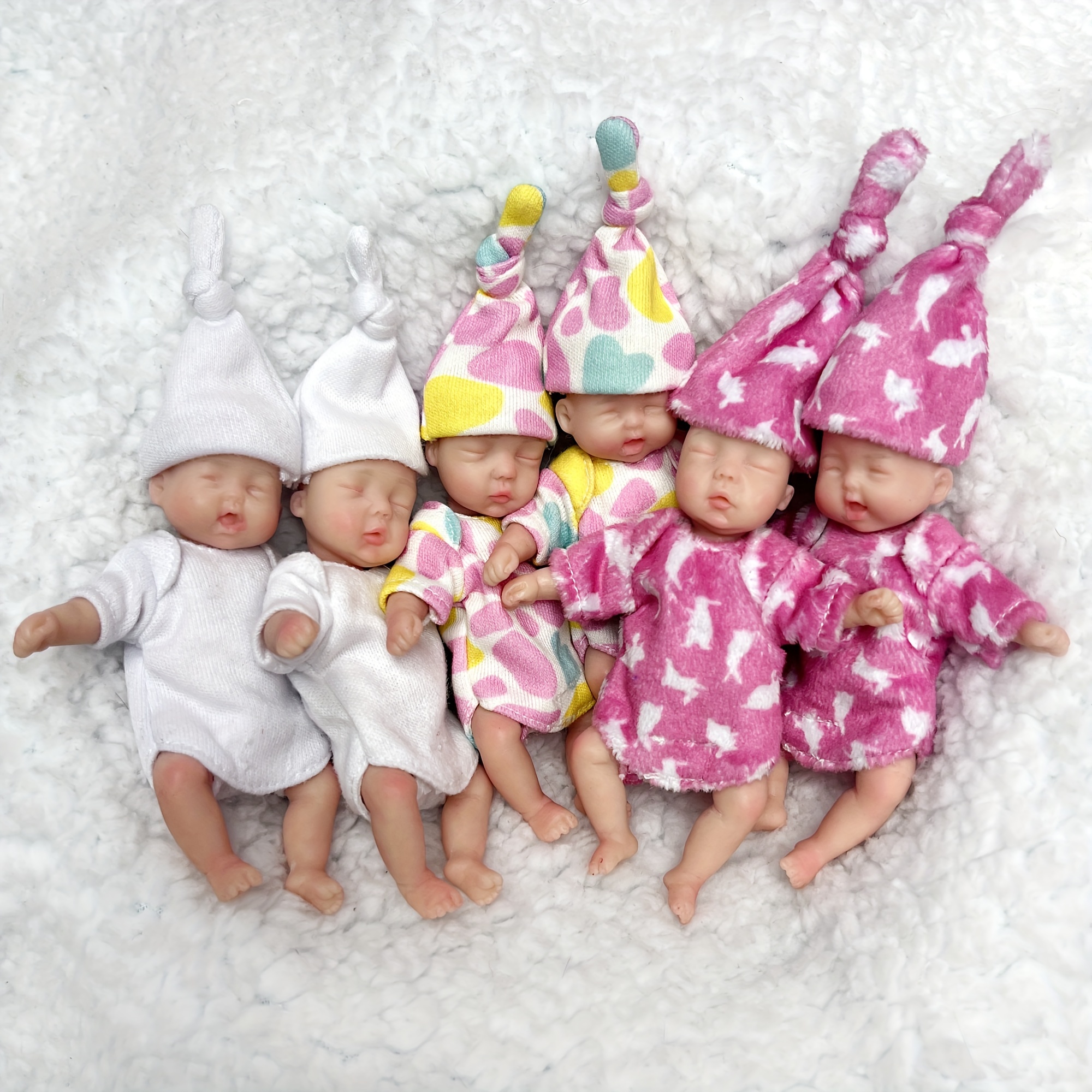 30pcs baby full moon gift Tiny Baby Figurines infant gift baby doll for  baby shower ice cube game baby presents baby stuff for newborn Party Gift  Baby