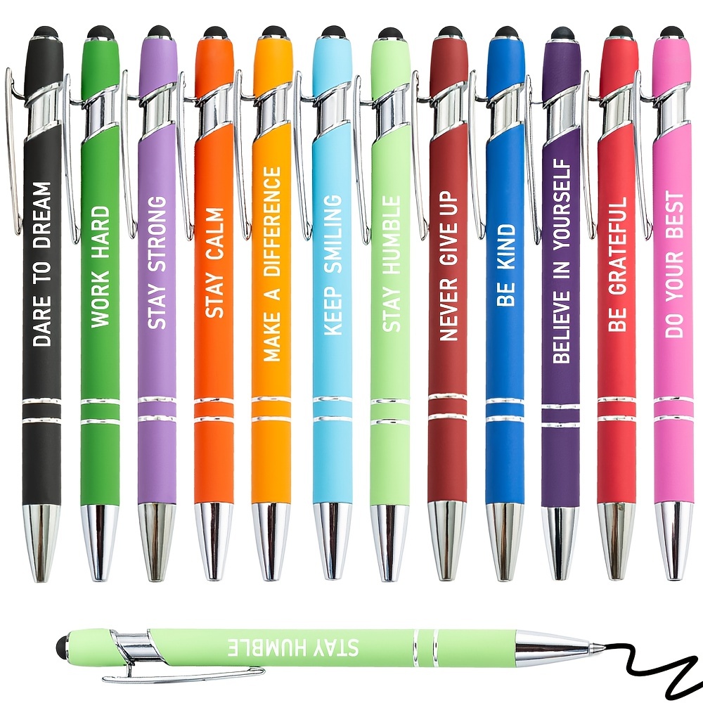 11Pcs Funny Pens Set for Adults, Swear Word Daily Ballpoint Pen, Premium  Novelty