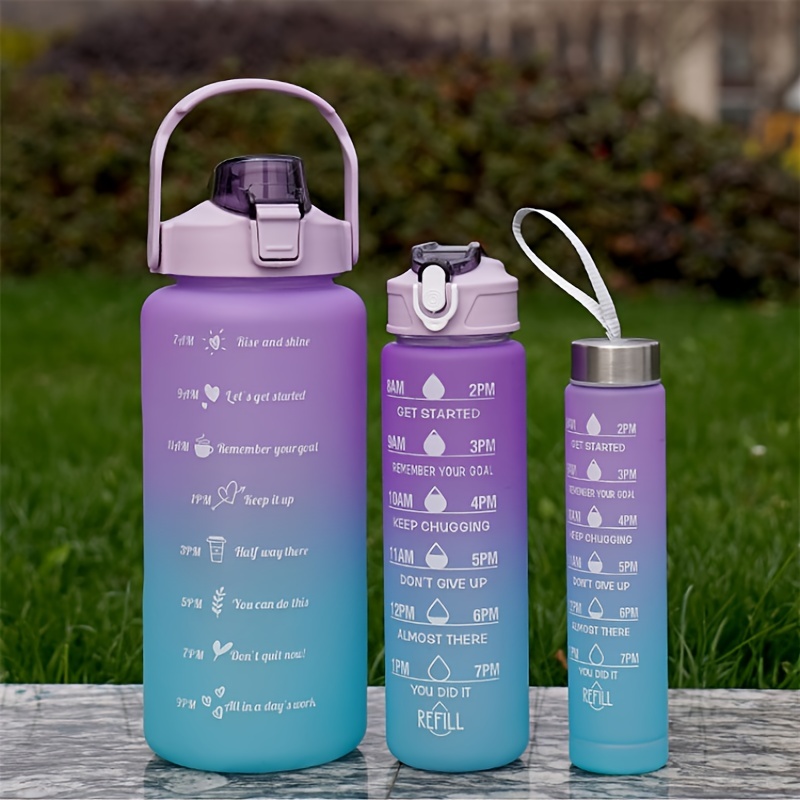 Botella de agua deportiva, botellas de agua deportivas de moda, botellas de  agua portátiles de gran capacidad con cuerda y bloqueo de seguridad