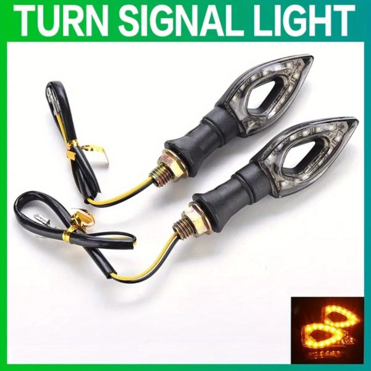 Motorcycle Front/rear Turn Signal Indicator Light F650gs - Temu