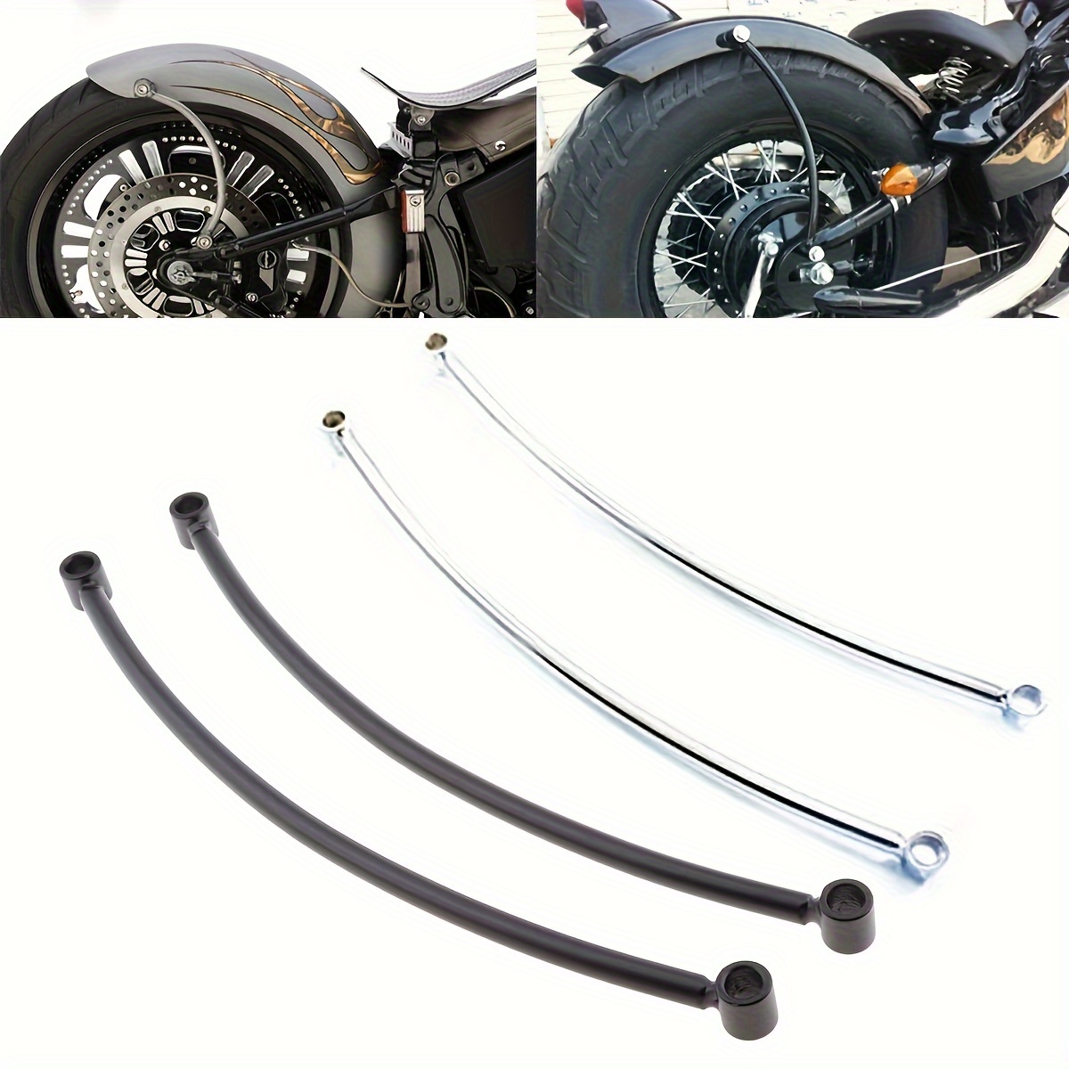 Rear tire License plate Holder Balck or Chrome for Motorcycle Harley  Choppers Bobbers