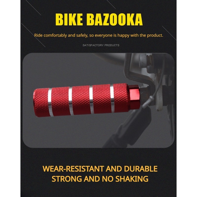 Yiio 1 Pair Bike Brake Levers, Universal Handlebar Aluminum Alloy Bicycle Handle for for Mountain Bike, Kids Bike, Folding Bike, MTB BMX 2.2cm