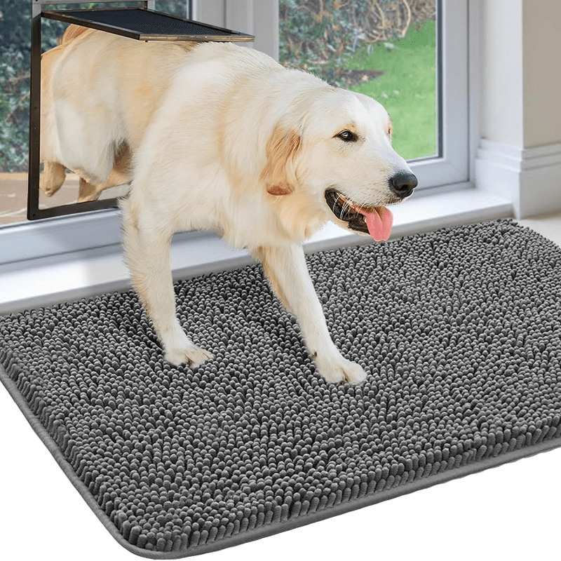 Black Labrador Custom Dog Mat for Food and Water Personalized Absorbent  Non-slip Pad Design Small Medium and Large Size 