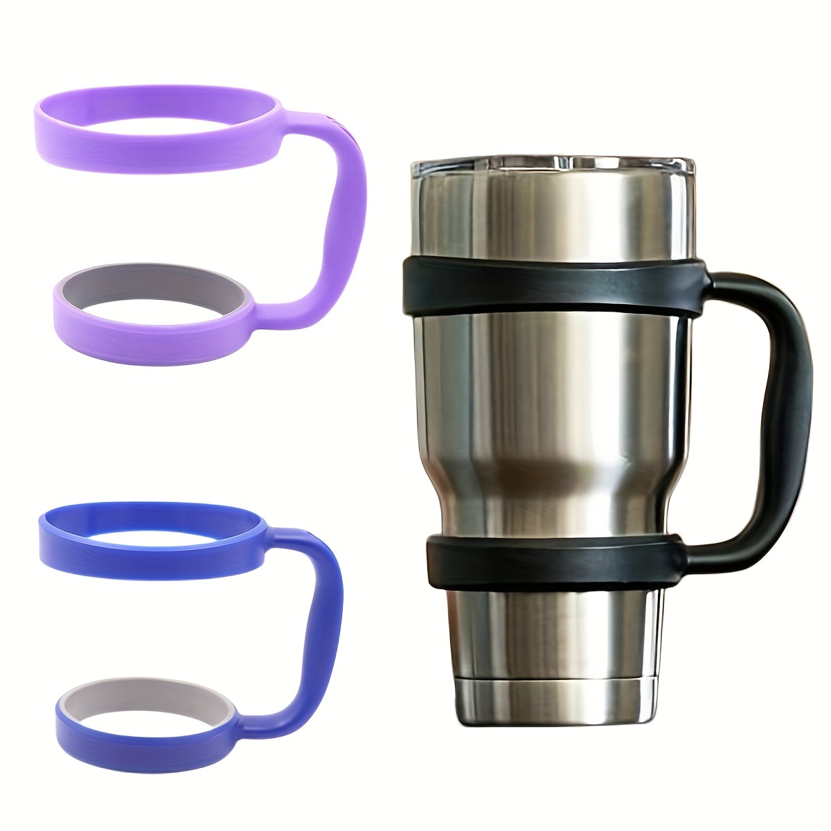 Big Save!] Non-Slip Tumbler Handle for 20/30oz Cup - Lightweight,Spill  Proof Grip For Stainless Steel Tumblers,Simple Modern & Travel Water Coffee  Mug Handle 