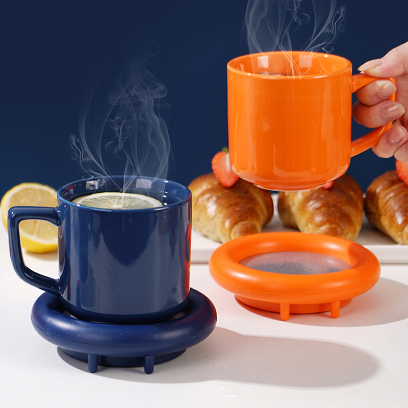 Ceramic Coffee Mug Warmer Set, Electric Candle Wax Warmer, Coffee
