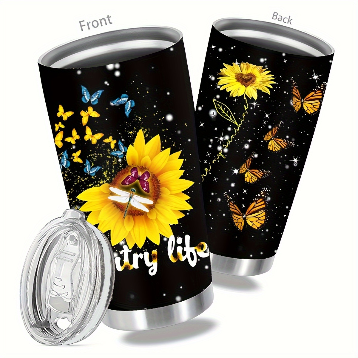 40oz Tumbler With Handle Cowhide Sunflower 40 Oz Quencher -  in 2023