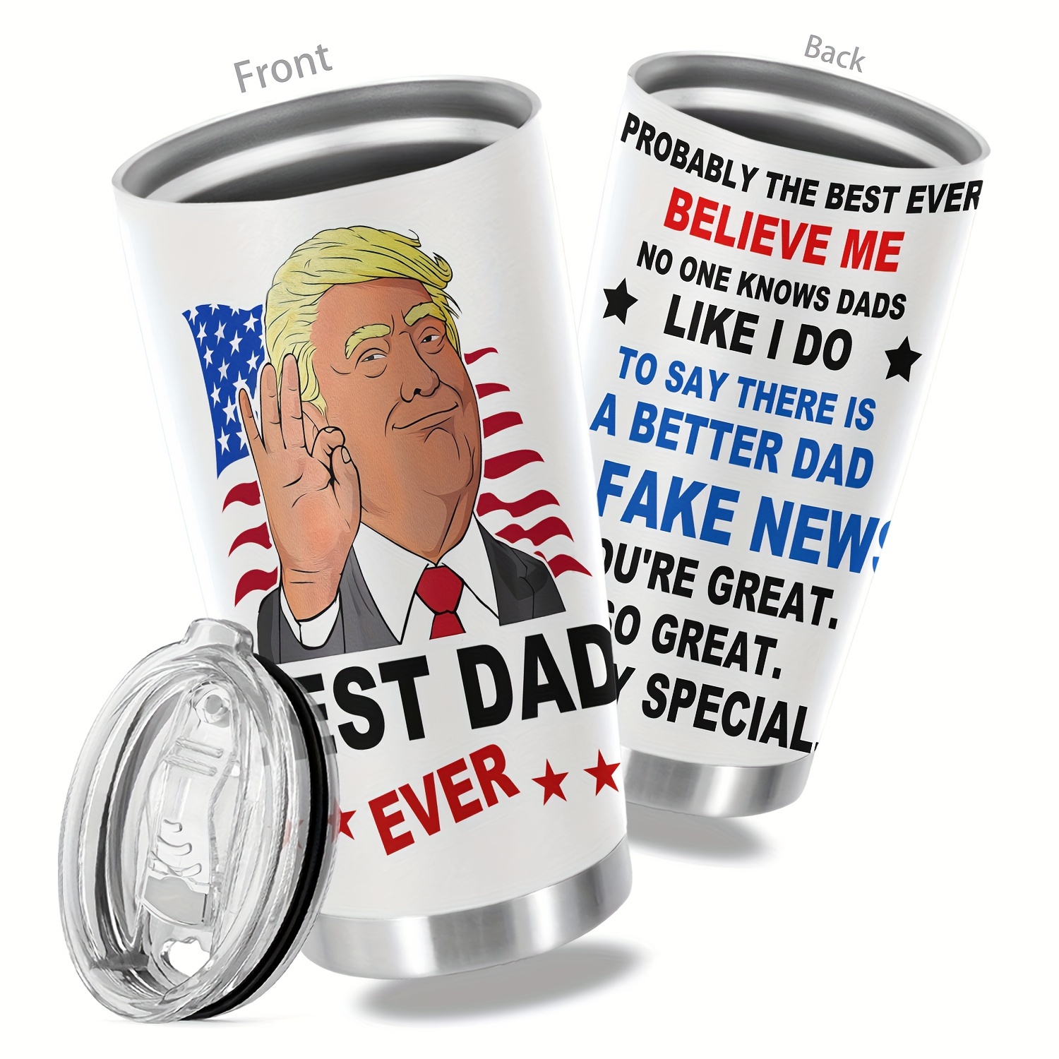 Stainless Steel Can Cooler - If Dad Can't Fix It We're All Screwed - Double  Wall Vacuum Insulated Can Cozy Sleeve For Dad - Father and Grandpa