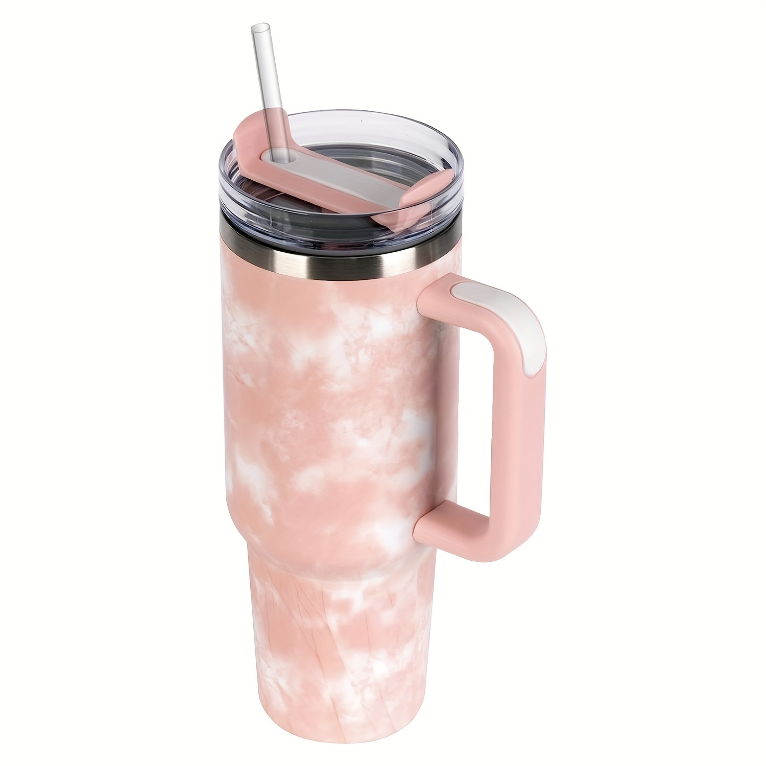 Stainless Steel Vacuum Insulated Tumbler With Lid And Straws - Temu