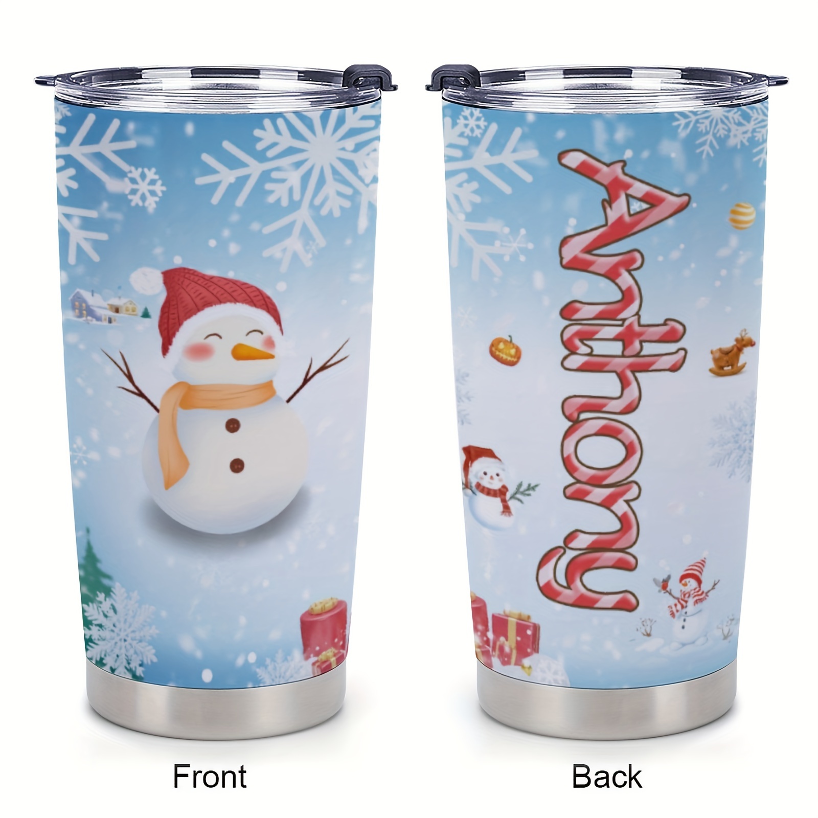 Christmas Santa Claus Straw Cup With Straw 500ml Double Wall Plastic Xmas  Cartoon Cute Glitter Tumbler Coffee Milk Mugs - Water Bottles - AliExpress