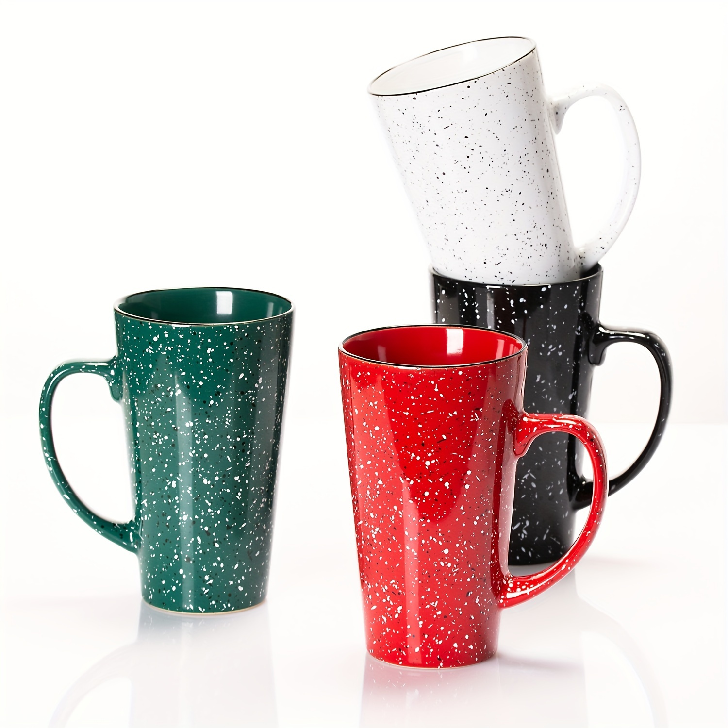  Morandi Color Ceramic Coffee Mugs Set of 6 (Large),18 oz Coffee  Cups with Handle, Latte Mug, Big Mug for Women, Men, Great for Tea Hot  Chocolate, Microwave Safe, Modern, Unique Style