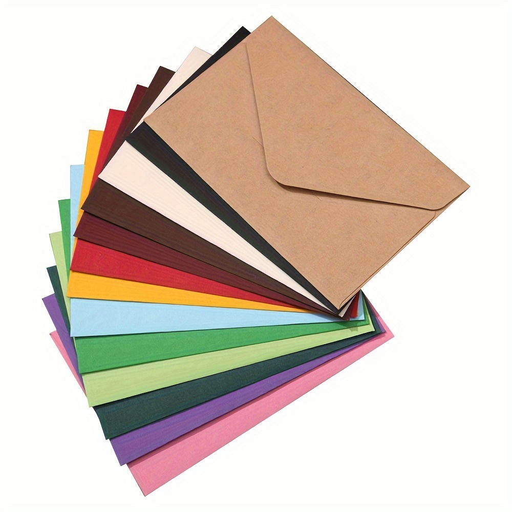 Cowhide Paper Small Coin Envelopes With Self adhesive - Temu