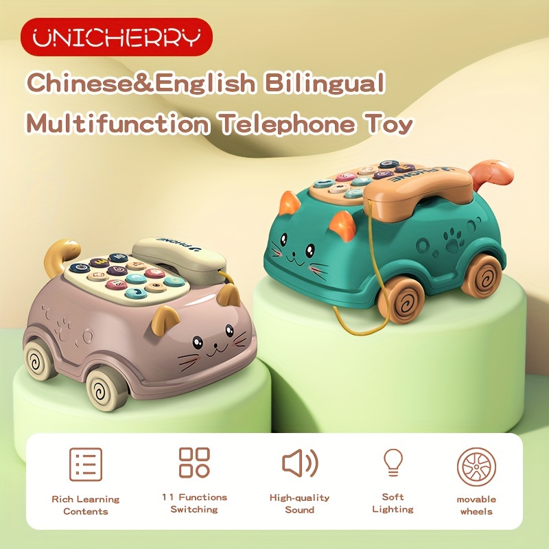 Kinder Spielzeug Telefon Simulation Sitz Maschine Baby Mädchen Kleinkind  Pädagogische Frühe Bildung Auto, Kostenloser Versand Für Neue Benutzer