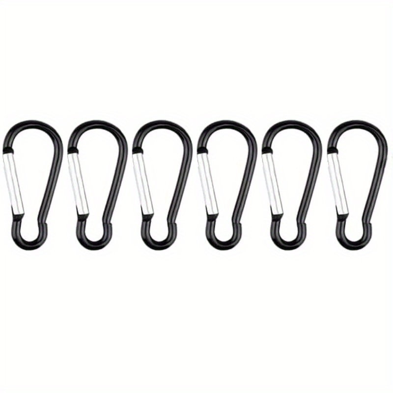 2/10pcs Stainless Steel Carabiner Clip Spring-Snap Hook - Lotsun Heavy Duty  Carabiner Clips For Keys Swing Set Camping Fishing Hiking Traveling