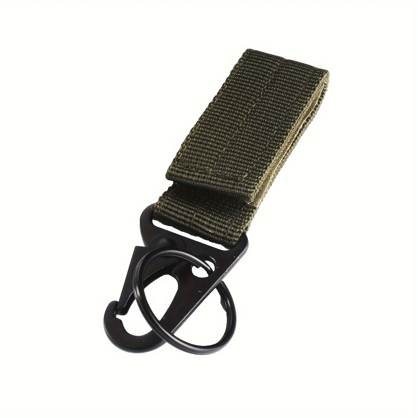 Mousqueton Portable Multi-fonctionnel De Sangle De Nylon, Adapté Pour Sac  De Taille, Sac À Dos, Ceinture, Crochet De Clé, Activités De Plein Air  Telles Que Le Camping, La Randonnée Et La Chasse