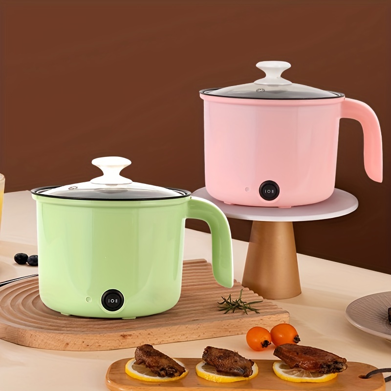 Mini Electric Cooker, Multifunctional Small Pot, Versatile Electric Hot  Pot, 1.2L Multi Cooker Pan With Lid & Phone Holder,Portable Ramen Pot  Cooker