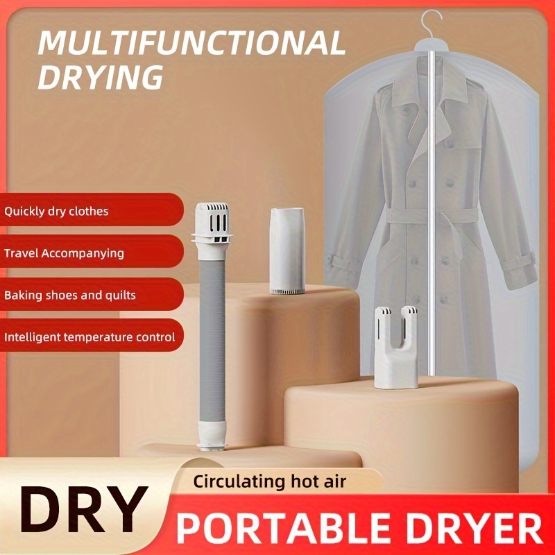 1pc 600w Portable Dryer For Apartment, For Rv, Travel - Premium