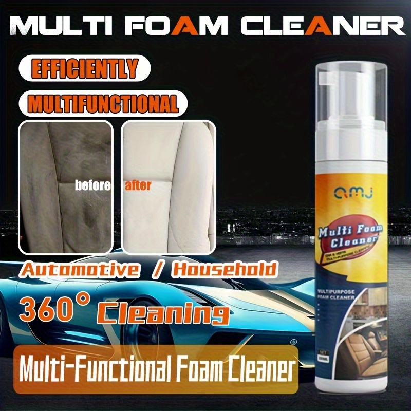 Multi purpose Foam Cleaner: Effortlessly Remove Car - Temu