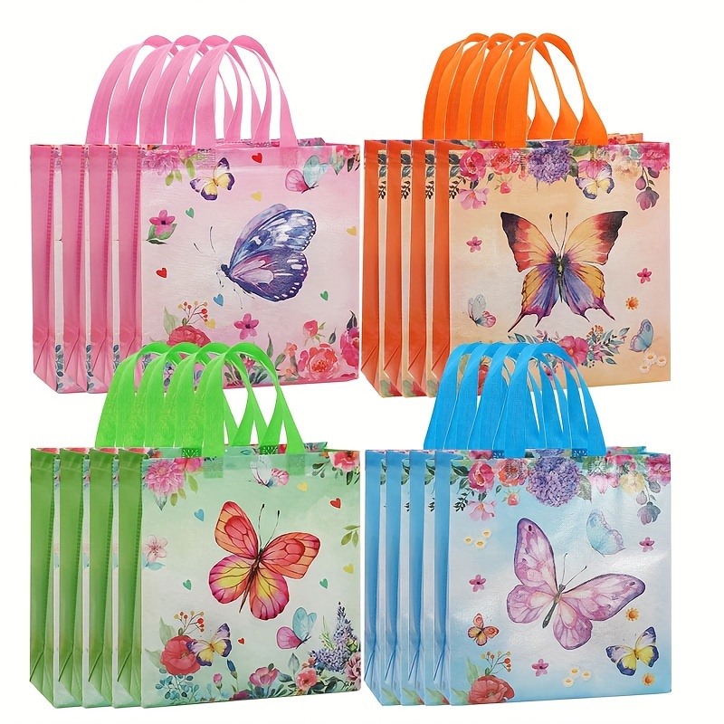 Butterfly Drawstring Gift Bags Polyester Cotton Bags Wheat - Temu