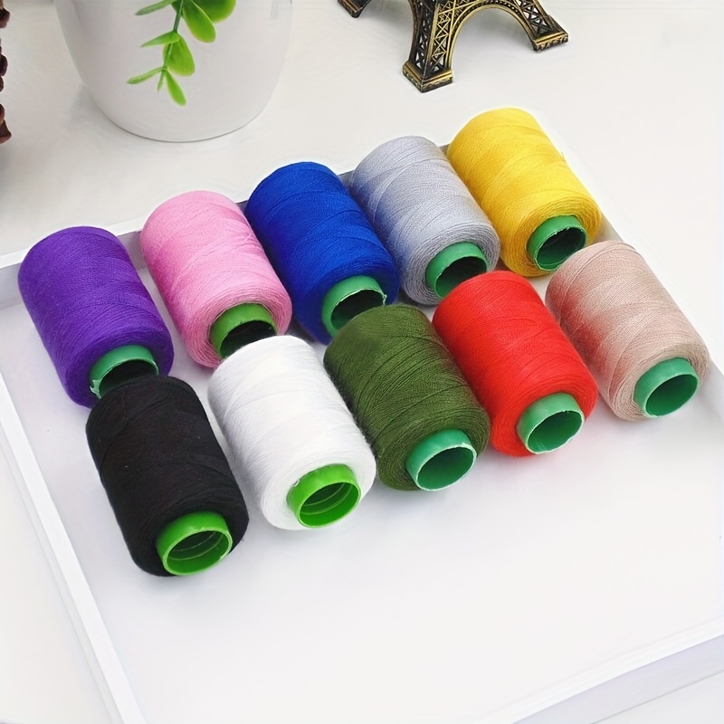 10pcs Random Color Sewing Thread, 50 Yard DIY Hand Sewing