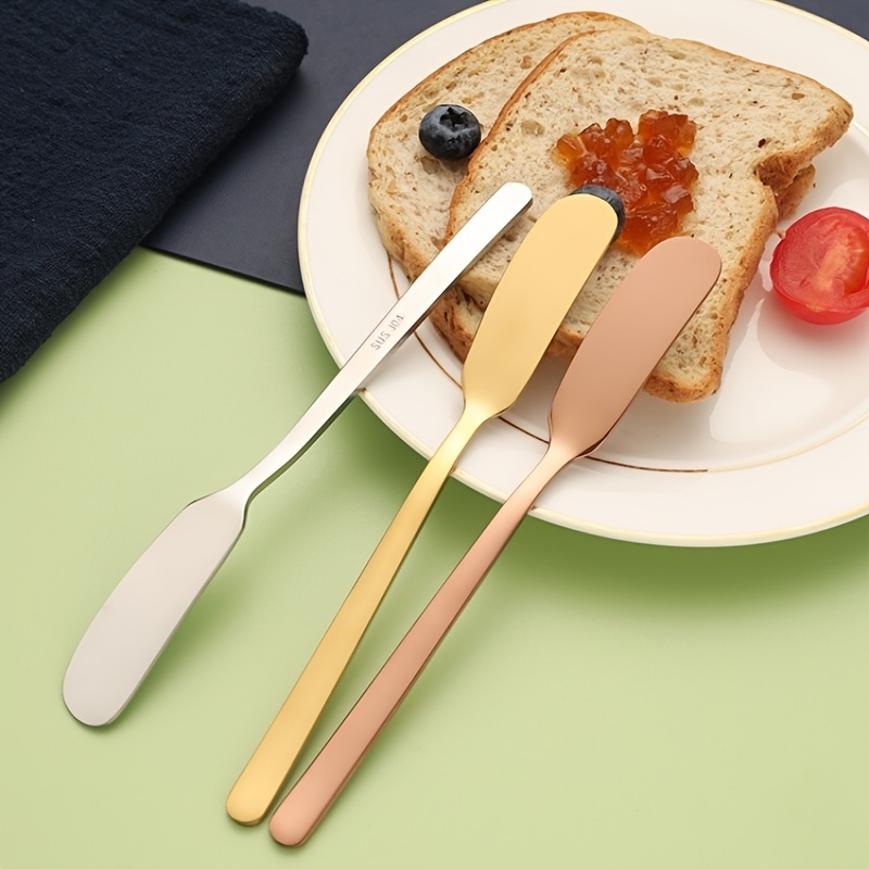 2pcs Butter Knife Spatula Sandwich Small Toast Bread Butter Spreader Spatula  Knife Kitchen Cheese Cutter Kids Cutlery Tableware - AliExpress