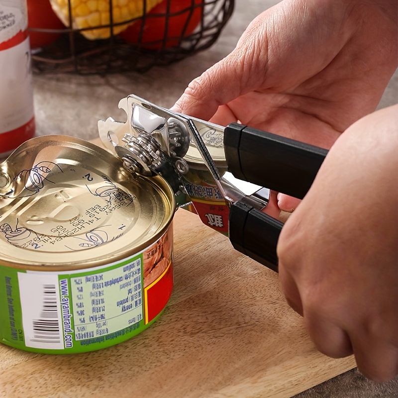 Portable Stainless Steel Manual Tin Can Opener Bottle Jar Beer Opener
