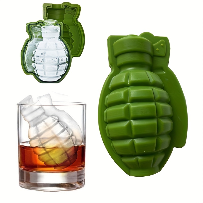 Walfos Whiskey Cocktail Big Ice Cube Tray 6 Holes Ice Cube Form Round  Shaped Ice Ball Maker Silicone Ice Mold Bar - AliExpress
