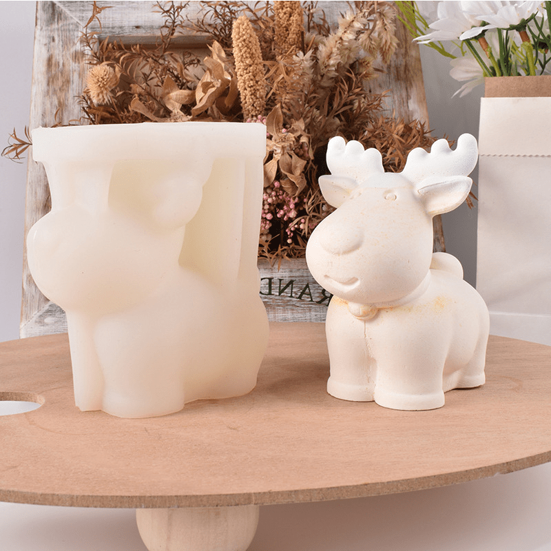 Comprar Molde de silicona para velas de Serie Animal, alce, oso