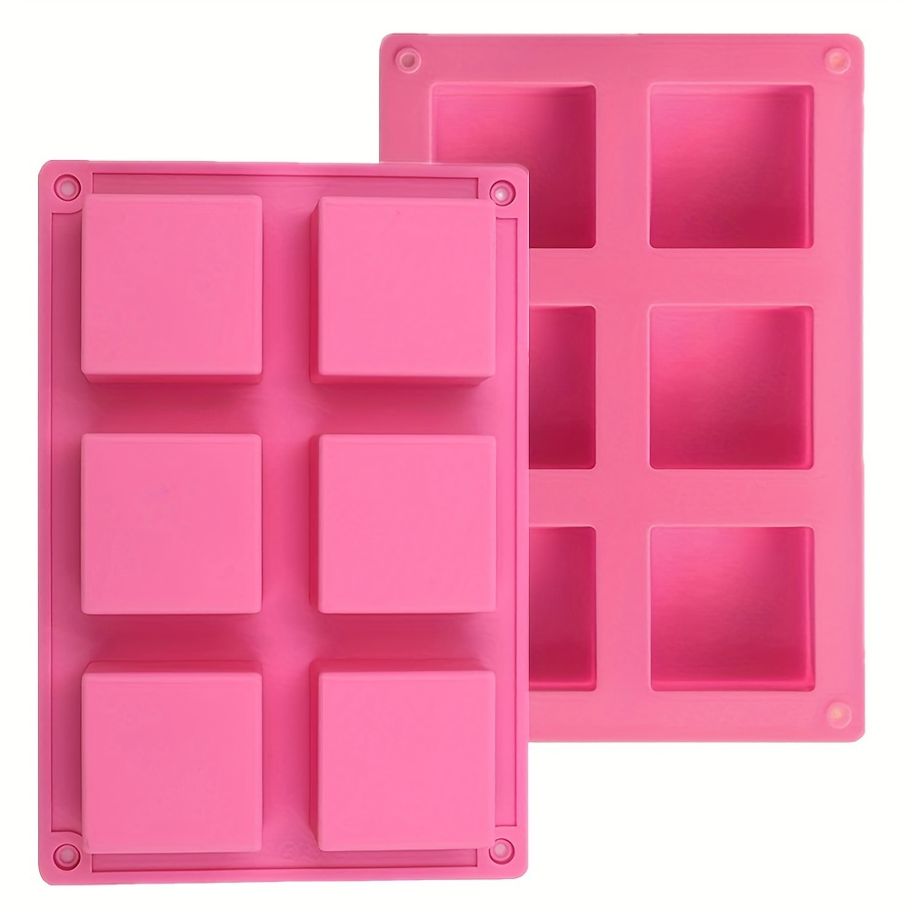 1pc 35-Cavity Small Square Shaped Silicone Cake Mold Chocolate