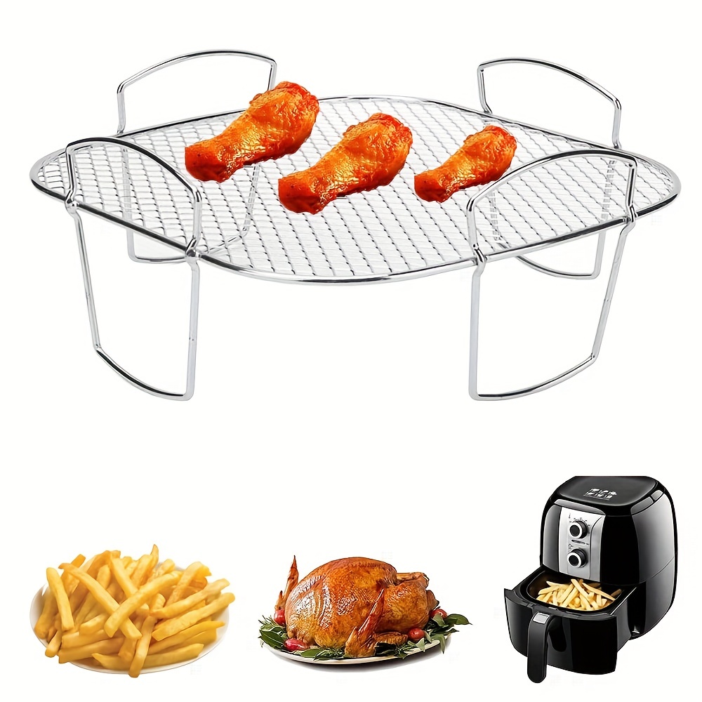 Instant Vortex Air Fryer Tray Stainless Steel Air Fryer Grill Tray Air  Fryer Instant Oven Pot Accessories For Grilled Sausage - Bbq Tools -  AliExpress
