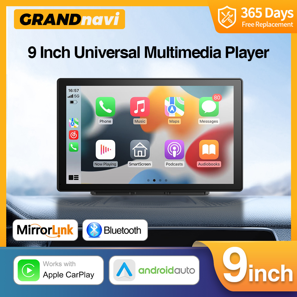 grandnavi 10.26 inch portable wireless carplay