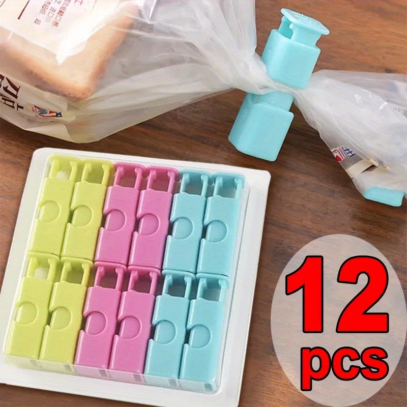 10pcs Clips De Sellado De Bolsas De Alimentos Universales - Temu Chile