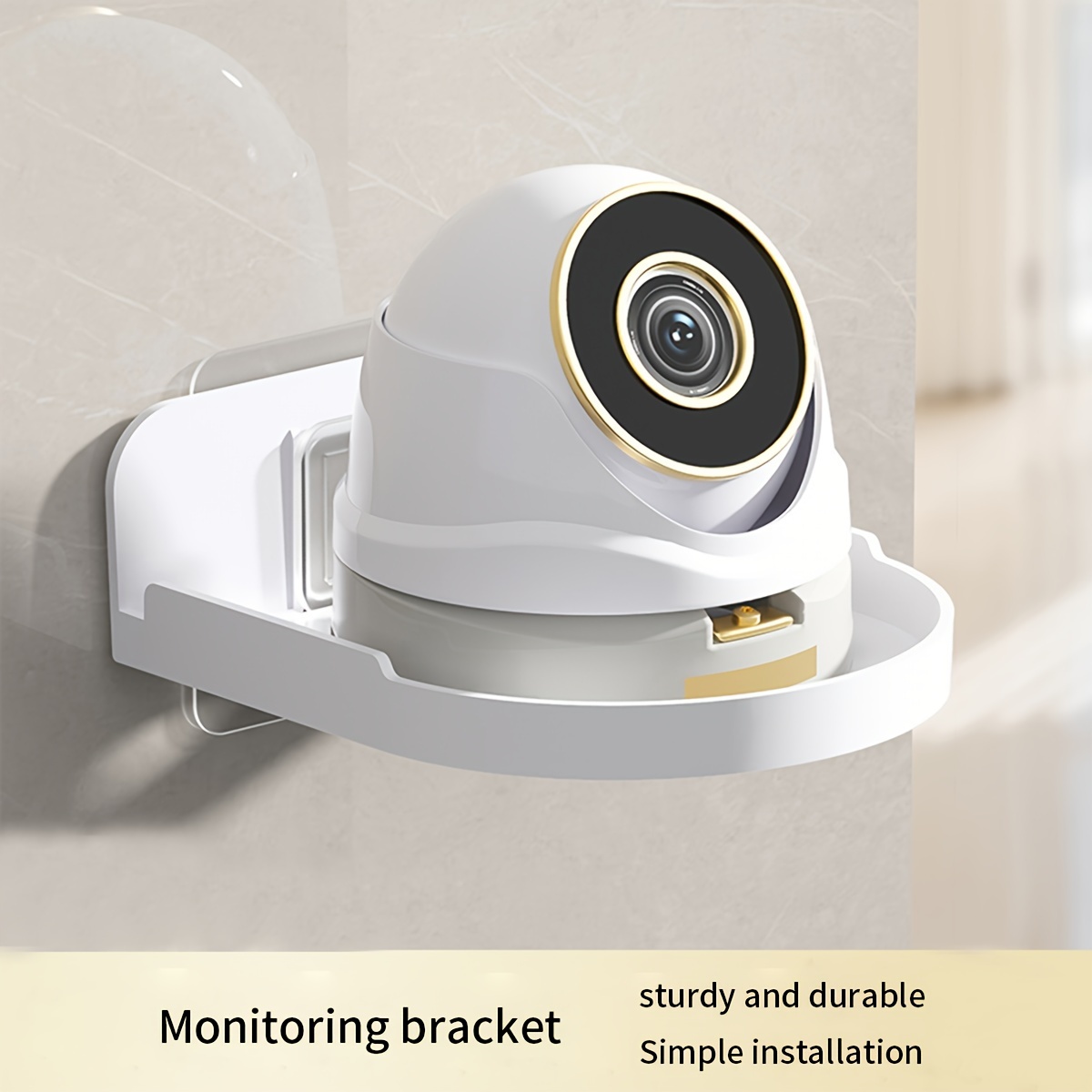 Monitor de bebé, soporte para cámara de bebé, soporte universal y estante,  soporte ajustable flexible 360, compatible con la mayoría de cámaras de