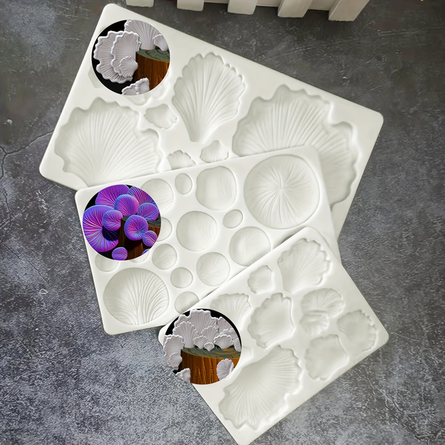 3d Forest Mushroom Chocolate Mold Silicone Candy Mold - Temu