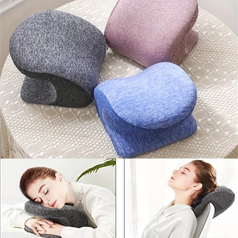 New Nap Sleeping Pillow for Office School Memory Foam Slow Rebound Face  Down Desk Pillow Cushion Anti Pressure Foldable