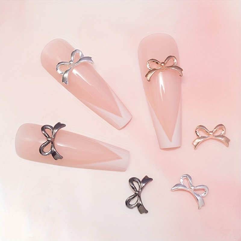 10PCS Louis Vuitton Nail Charms Multicolour Metal Love