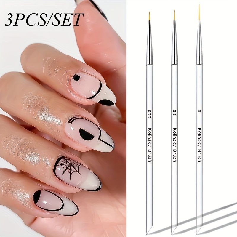 Adesivos de guia de desenho de unhas francesas ferramentas de estêncil de  manicure para arte em unhas