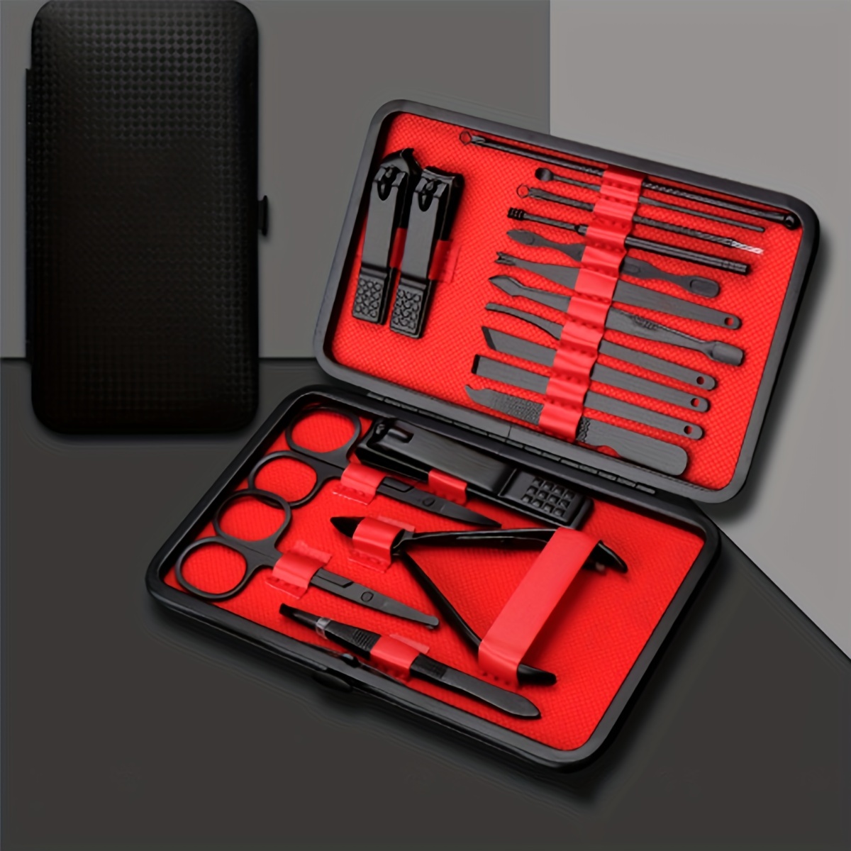 1 Set Thor Hammer Tool Box，Portable Home Tool Kit Plastic Toolbox Storage  Case With 13-Piece General Repairing Tool Kit, Hand Tool Sets For Women Gift