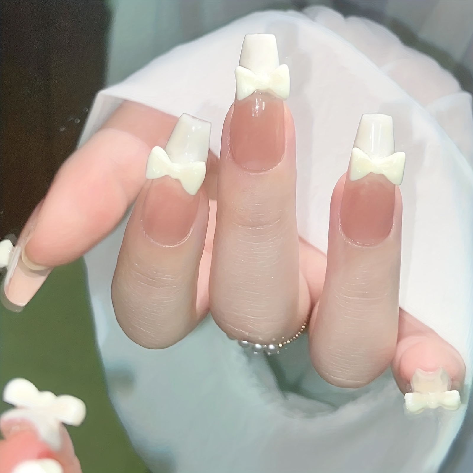 Nail Apparel Y2K Long Coffin Cute Kawaii Press on Nails 3D Cartoon