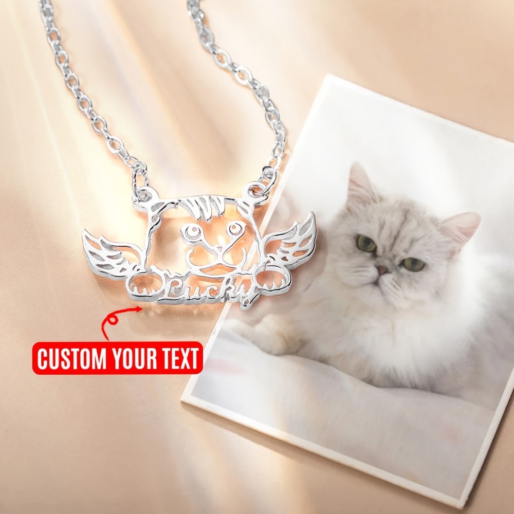 Personalized cat jewelry best sale