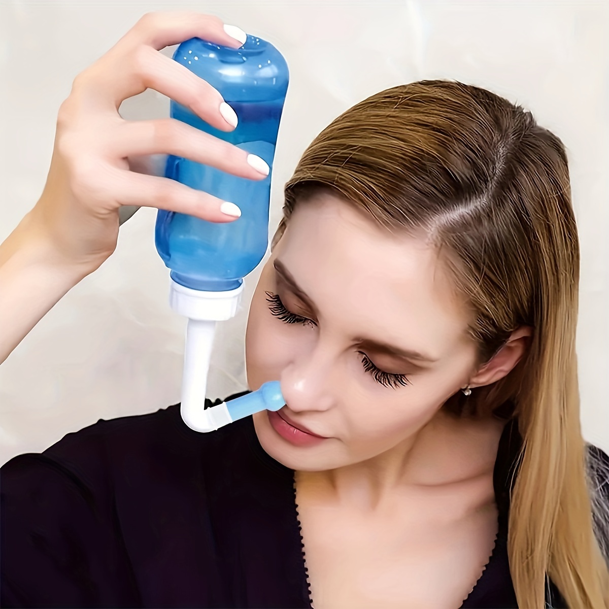 Système de lavage nasal Neti Pot Cleaner Irrigation pour rhinite allergique  Sinus Nasal Rinse de haute qualité