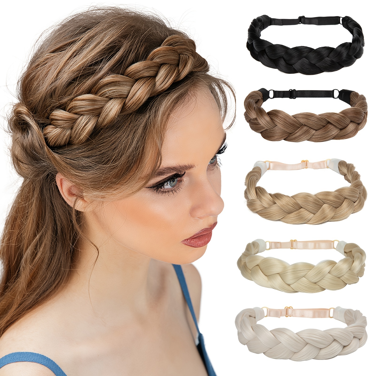 French Knotted Headbands For Women Or Girl Fashion Twist Braided