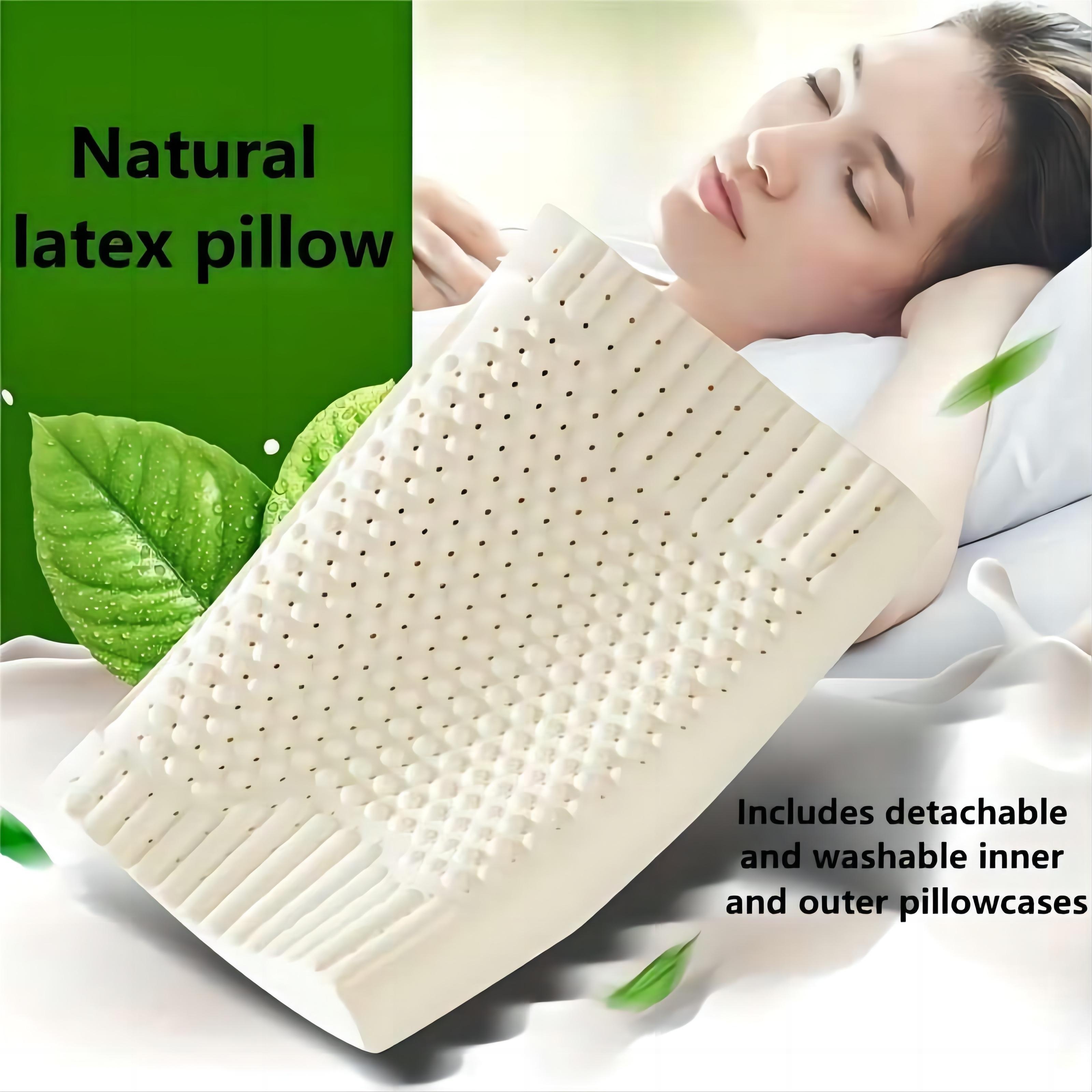 Luxury Side Sleeper - Adjustable Natural Latex Pillow for Neck, Shoulder and Back Pain Relief