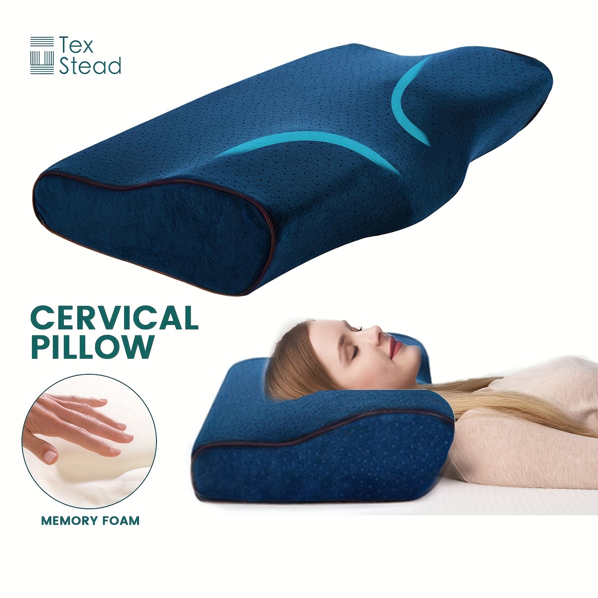 Almohada Ortopédica Adulto Viscoelastica Multipropósito