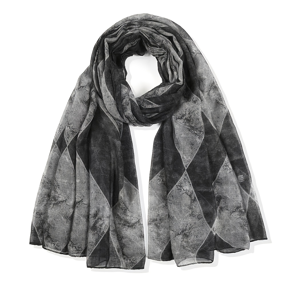 Women's Scarves Lady Light Soft Fashion Solid Scarf Wrap - Temu