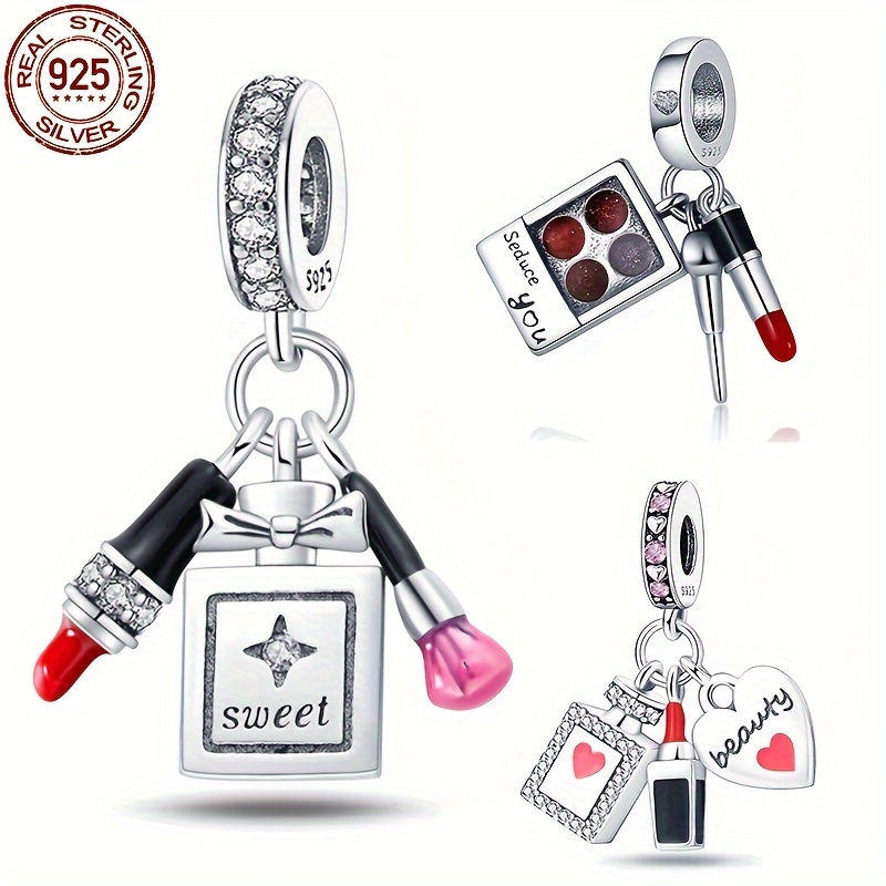 925 Sterling Silver Strawberry Starbucks Cup Charm Beaded Pendant for  Pandora Bracelet Birthday Party DIY Women Gift Jewelry - AliExpress