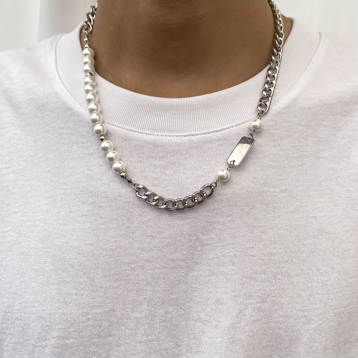 Collar de perlas para hombres - Men's Fashion Box